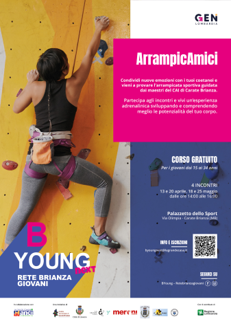 ArrampicAmici - Corso gratuito di arrampicata sportiva rivolto ai giovani