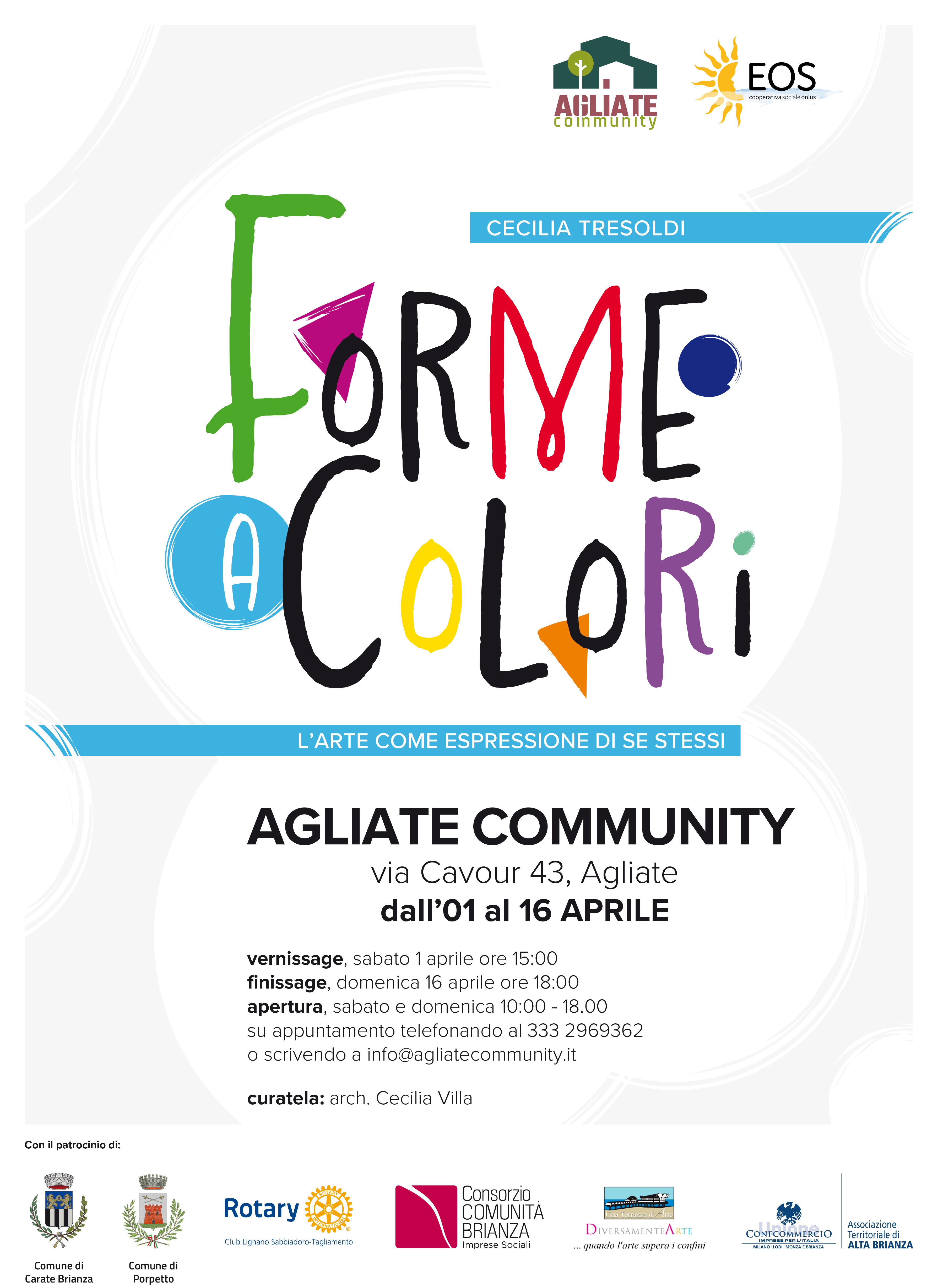 Mostra “Forme e colori -   L’arte come espressione di sé stessi”
