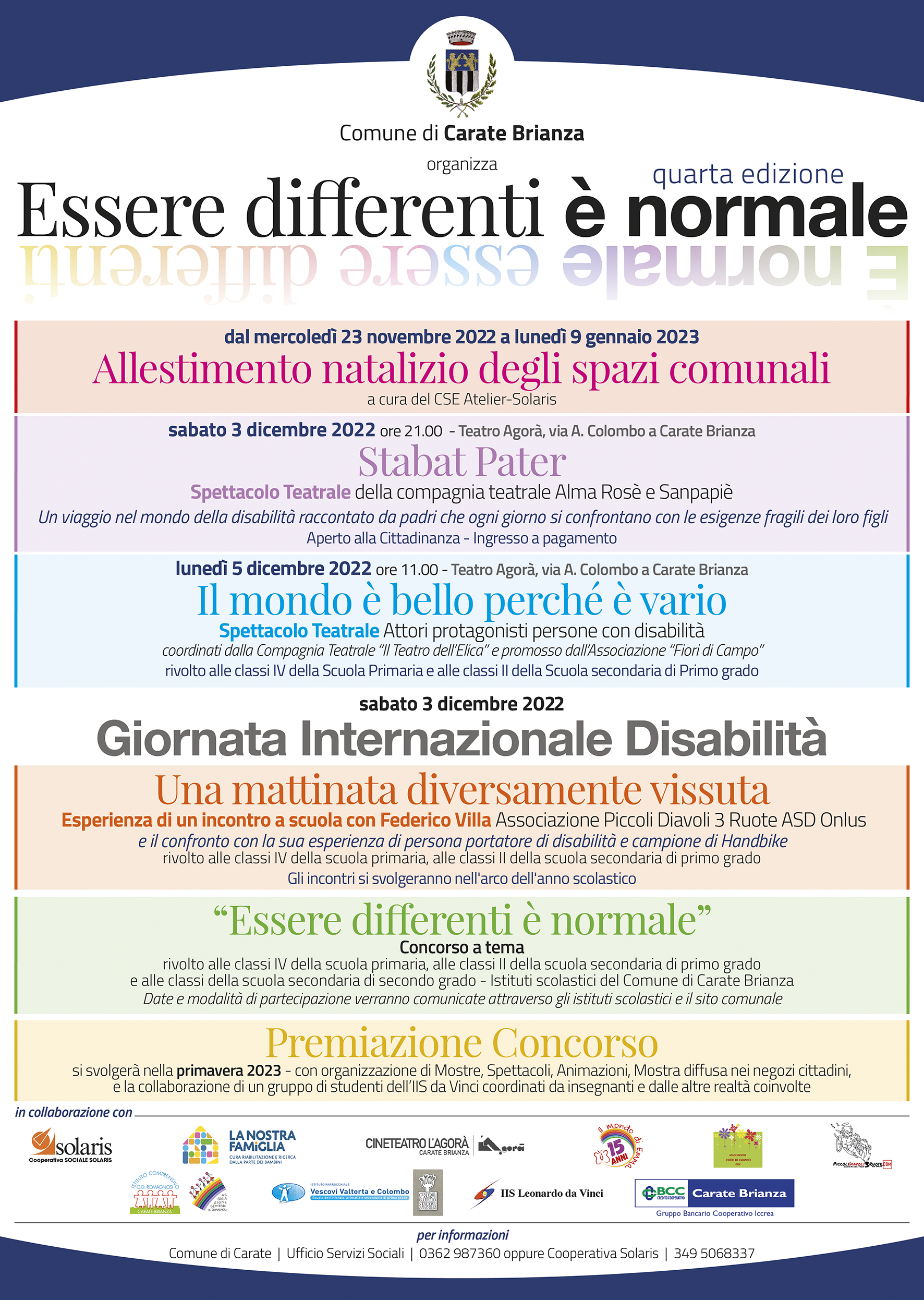 Iniziativa "Essere differenti è normale - Quarta  Edizione"