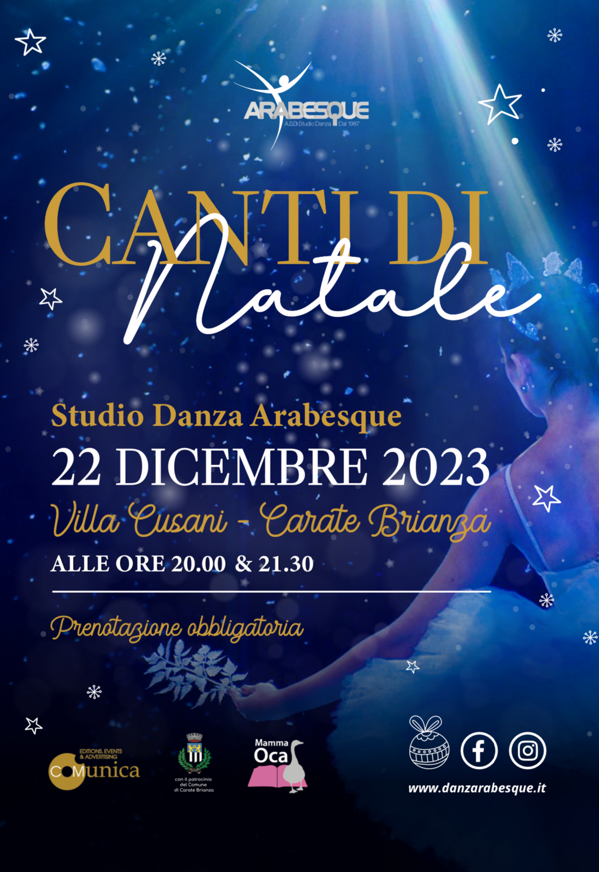 Spettacolo di danza “Canti di Natale”