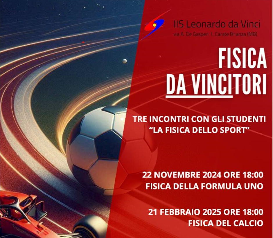 “Fisica DA VINCItori”, 3 incontri con gli studenti dell’Itis dal 22 novembre