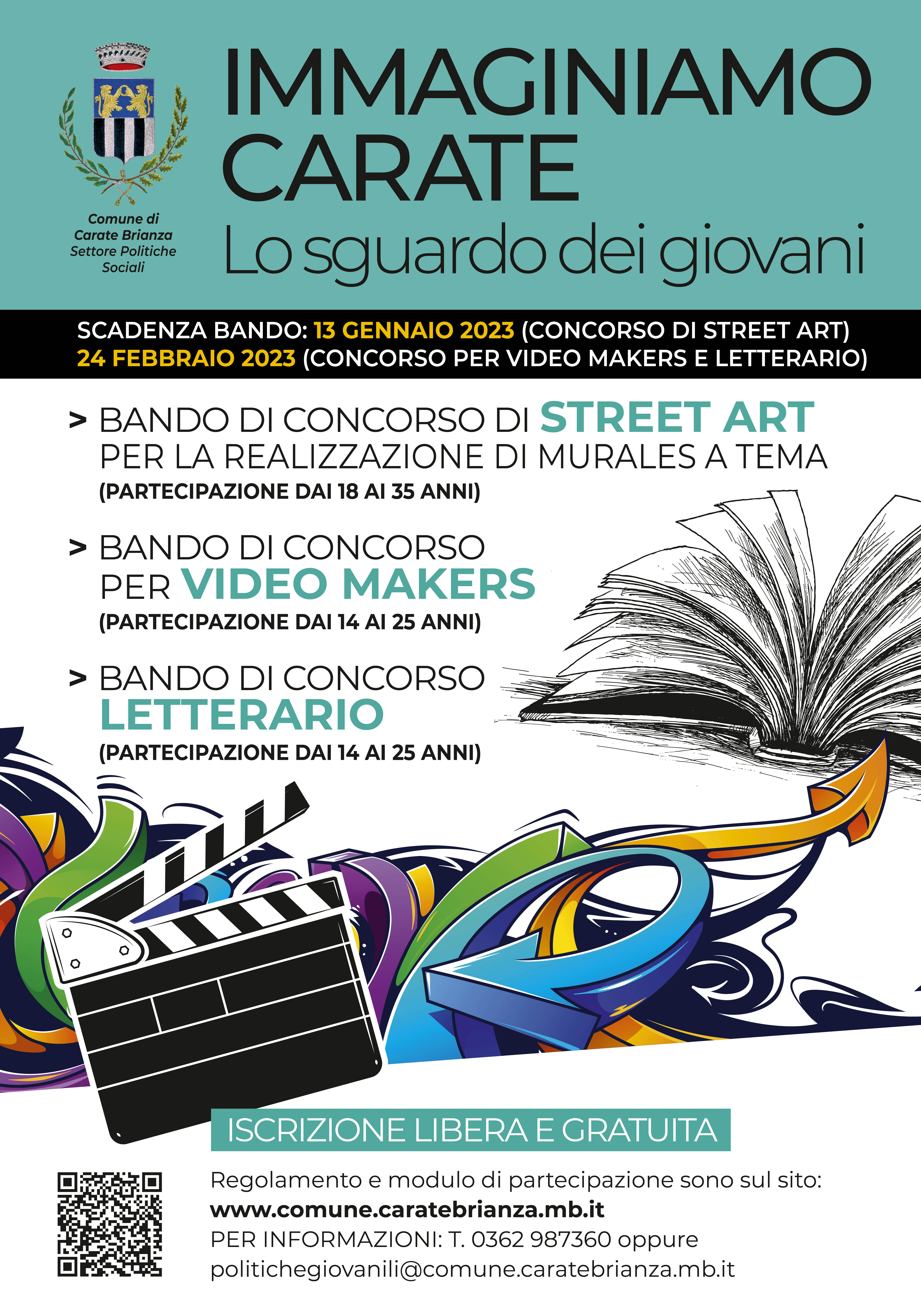 Bando Giovani "Immaginiamo Carate  - Lo sguardo dei giovani"