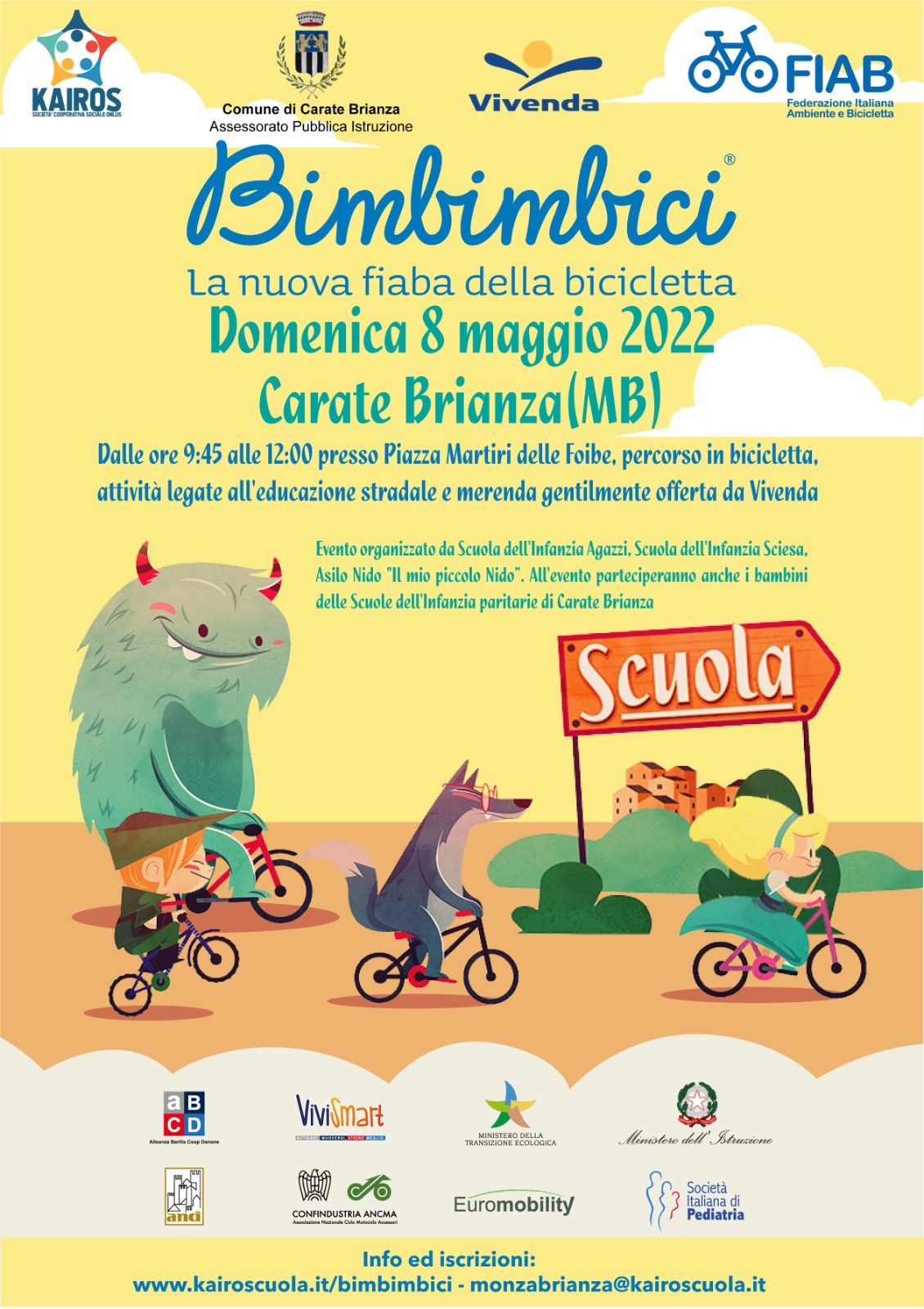 Manifestazione Bimbimbici - 8 maggio
