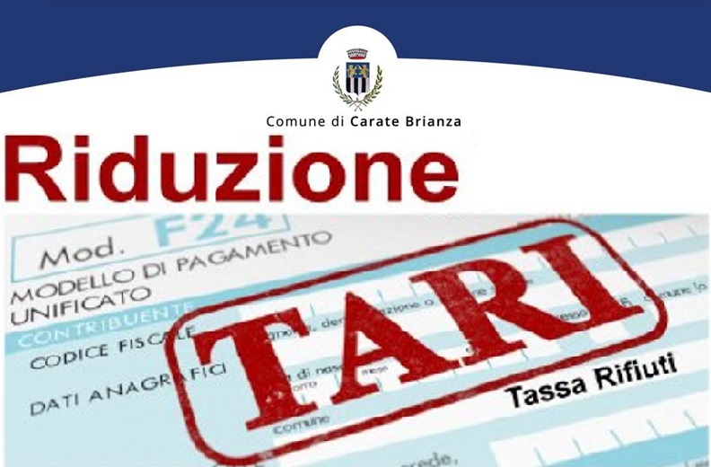 TARI 2021: riduzione 30% quota variabile utenze domestiche e non domestiche