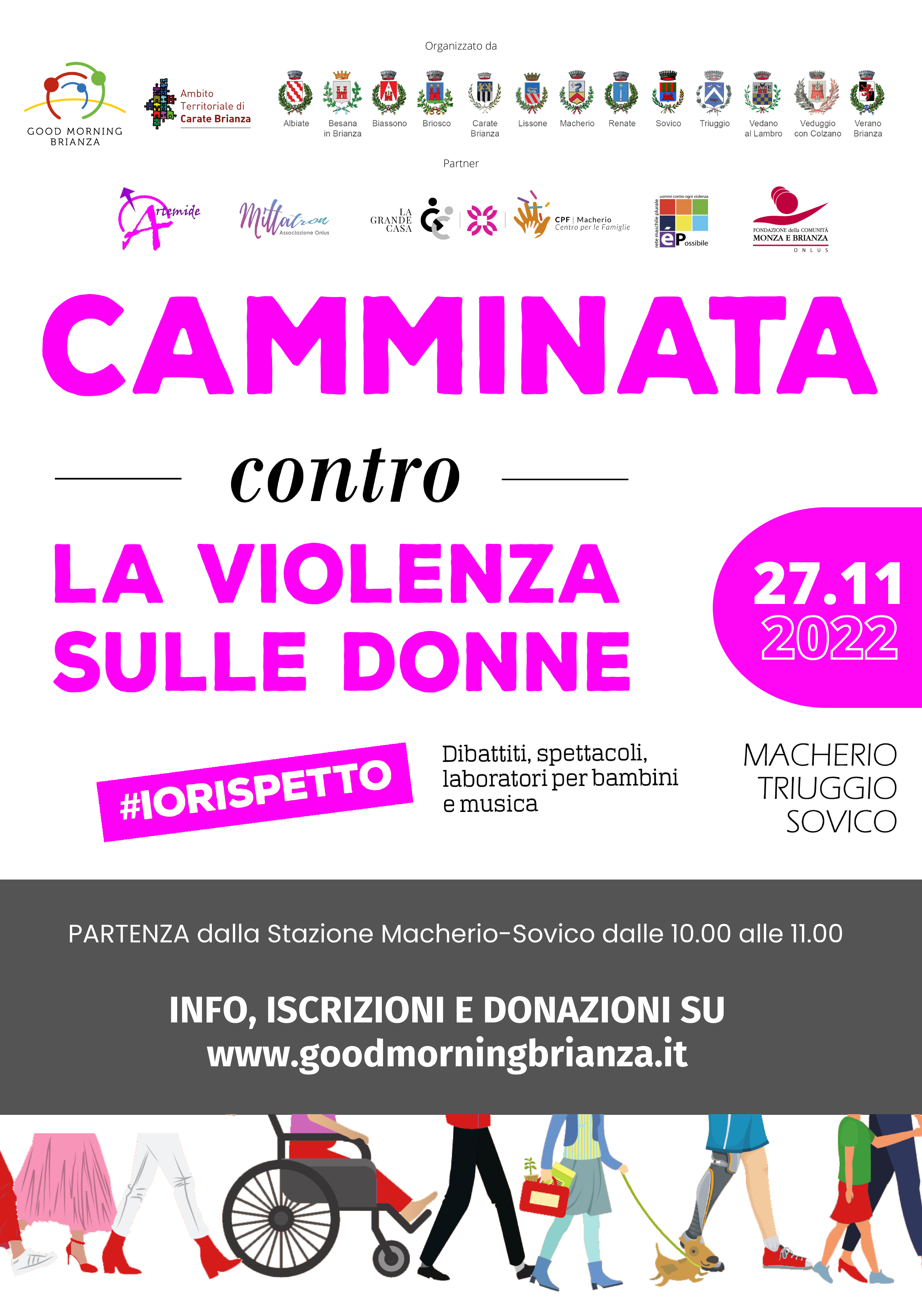 Camminata contro la violenza sulle donne