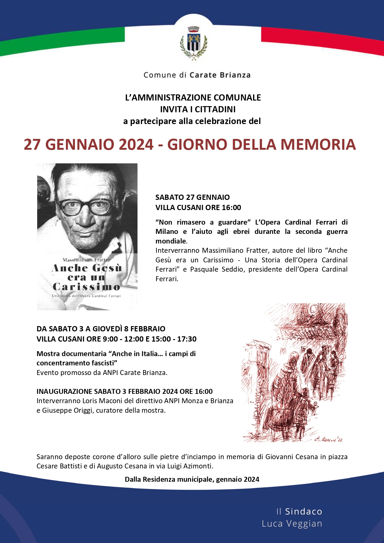 27 GENNAIO 2024 - GIORNO DELLA MEMORIA