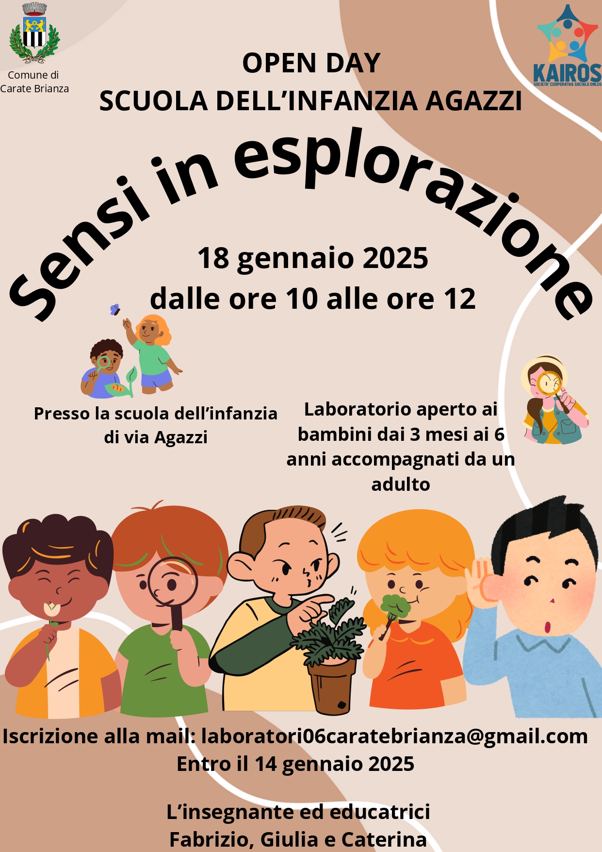 Laboratorio-open day scuola infanzia via Agazzi - iscrizioni dal 21-01 al 10-02