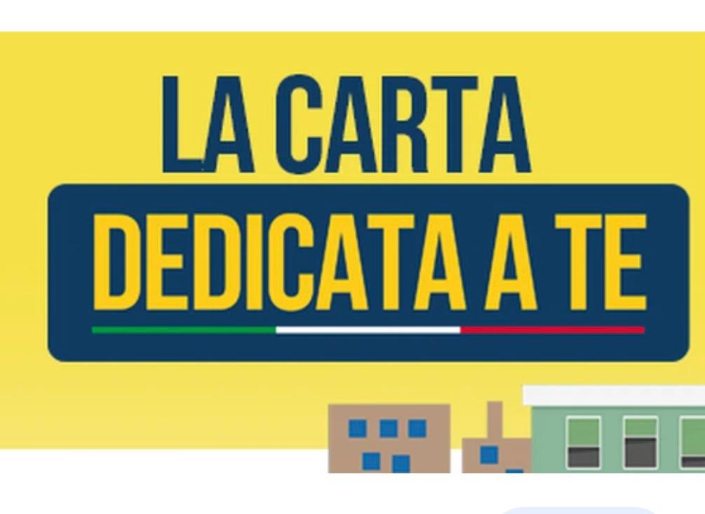 Carta “Dedicata a te” 2024 – Pubblicazione dell'elenco degli ammessi al beneficio