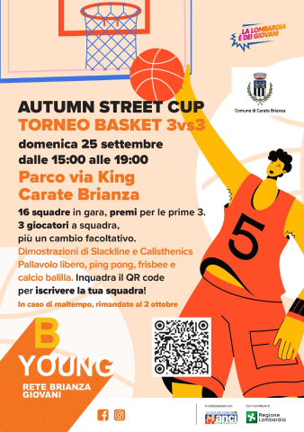 25 Settembre  - Autumn Street Cup – Torneo Basket 3vs3