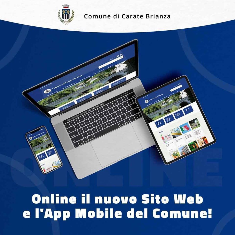 Online il nuovo Sito Web e l'App Mobile del Comune