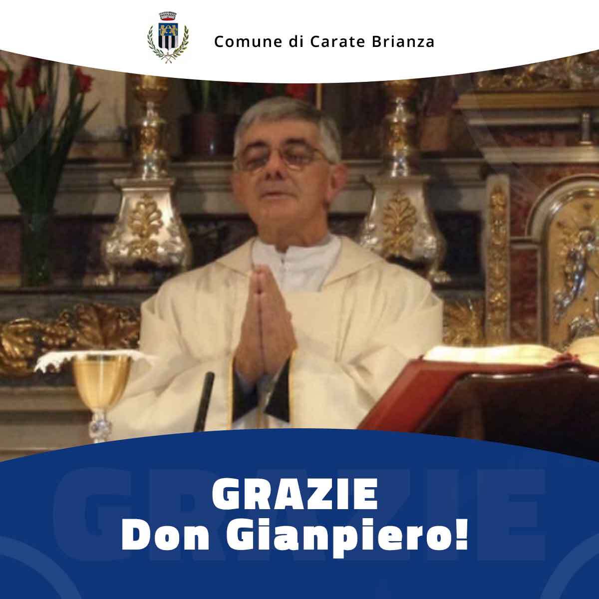 Grazie Don Gianpiero Magni