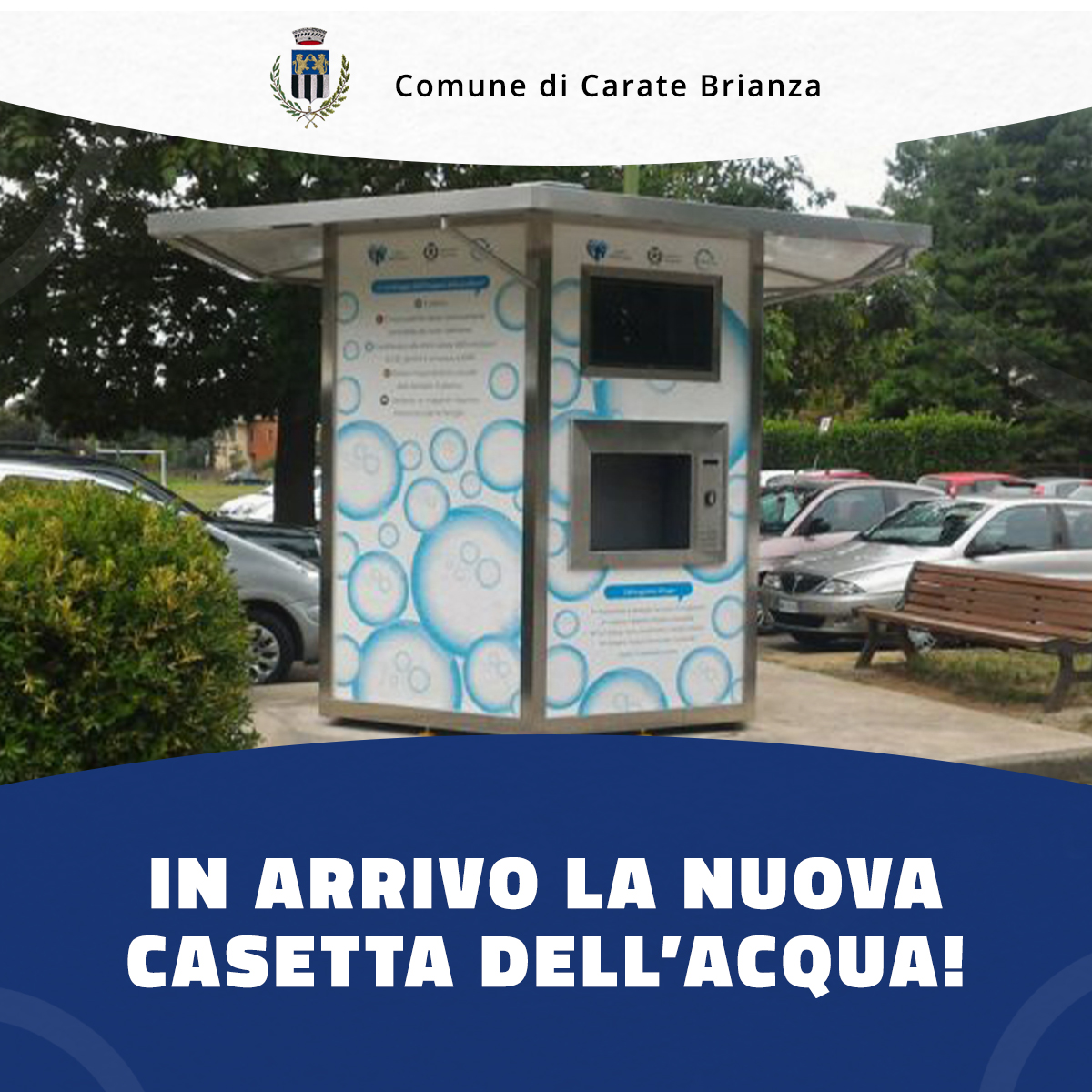 Nuova casetta dell'acqua