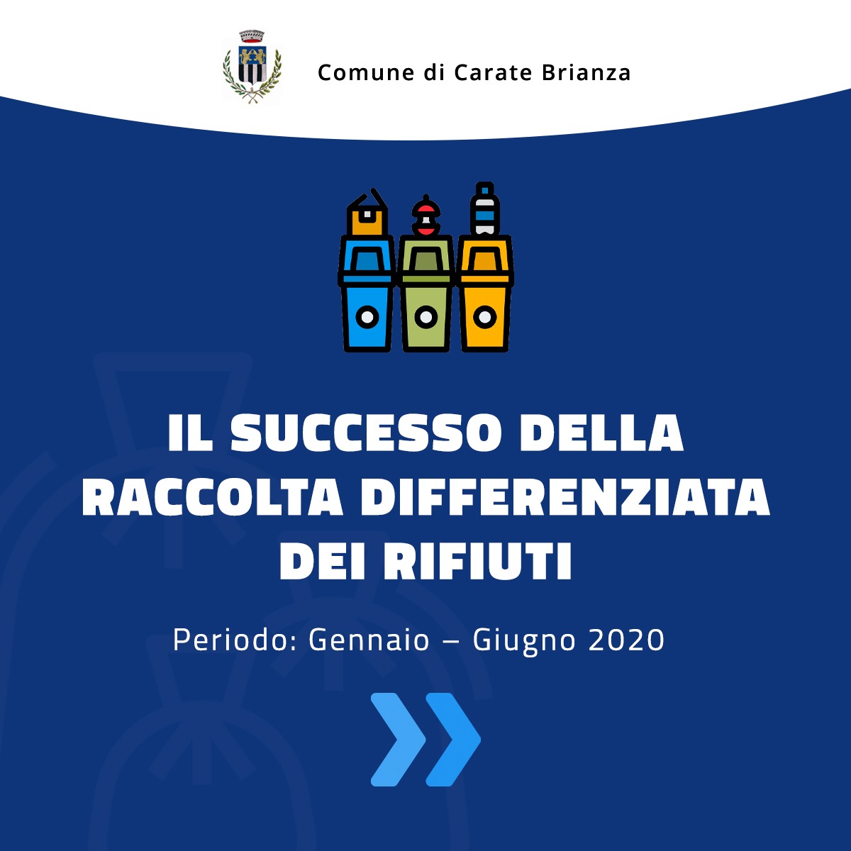 Raccolta differenziata: bilancio gennaio - giugno 2020