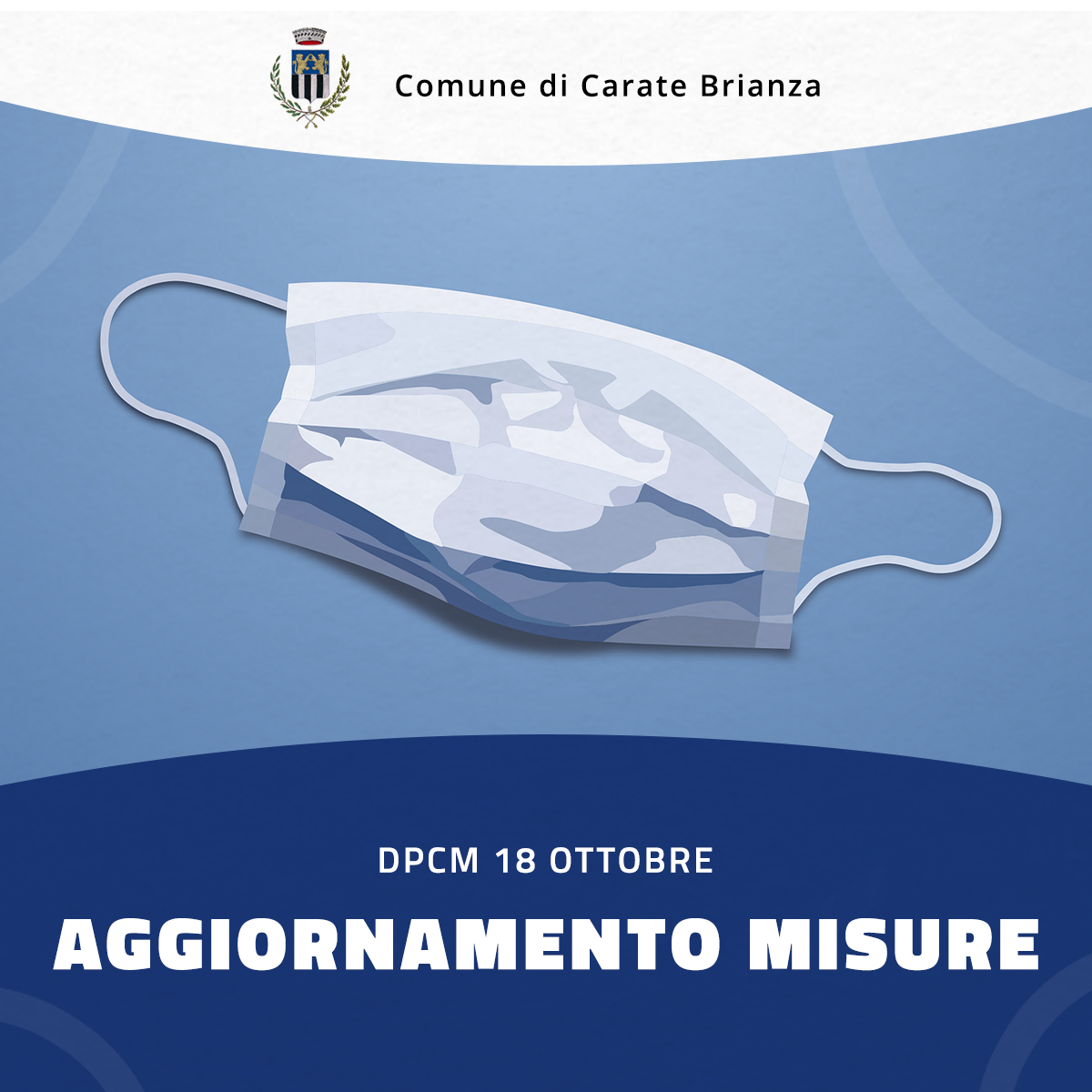Aggiornamento misure nuovo DPCM 18 ottobre