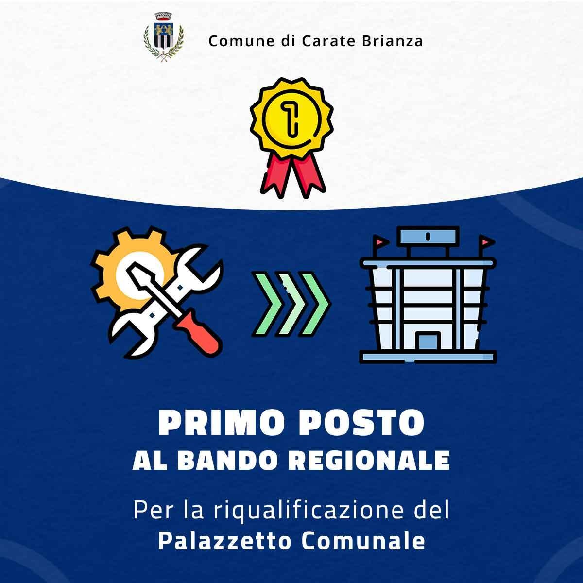Primo posto al Bando Regionale per la riqualificazione del Palazzetto dello Sport