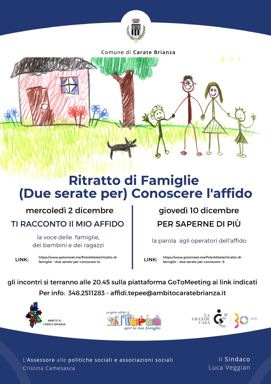 “Ritratto di Famiglie (Due serate per) Conoscere l’affido”