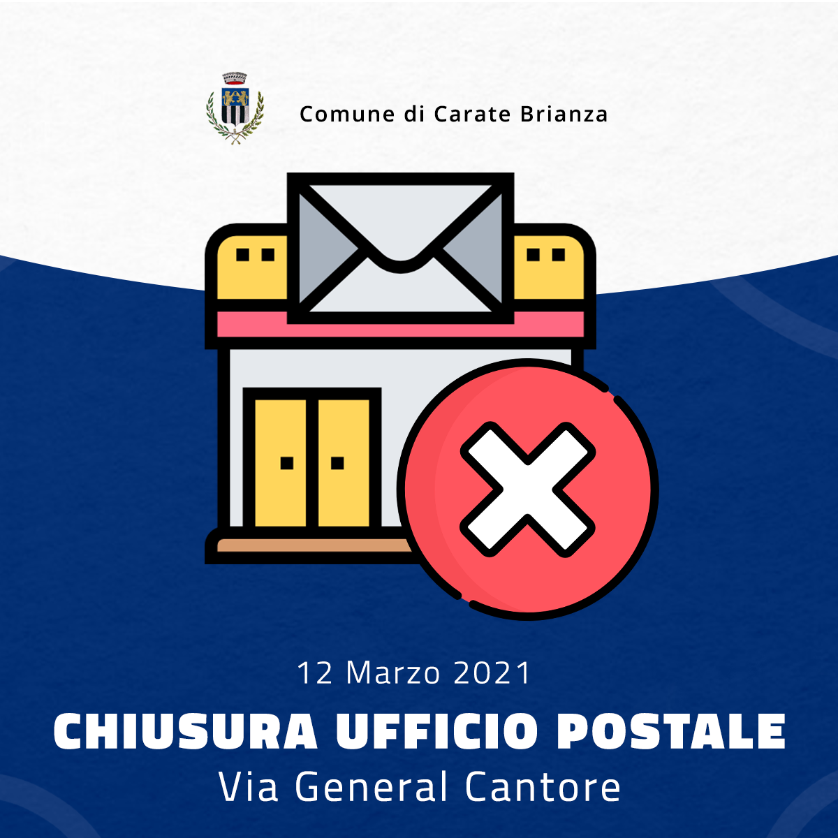 Chiusura ufficio postale