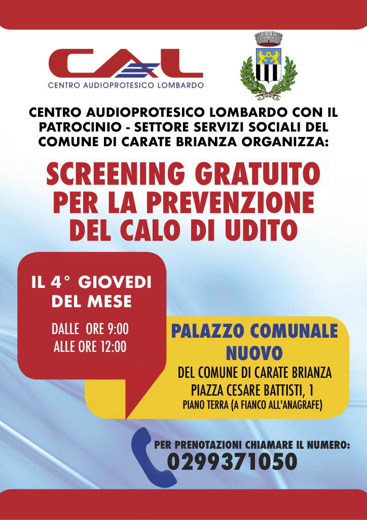 Udito - Screening gratuito 
